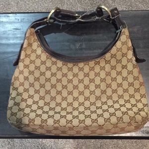 Gucci Horsebit Hobo GG Medium Brown